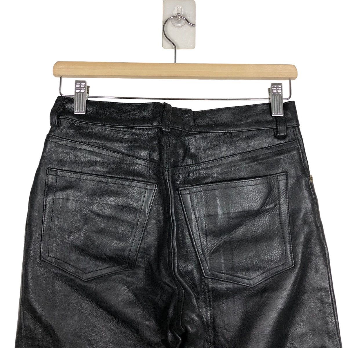 Genuine Leather 🔥90’s Riot Riot Genuine Leather Pants Racing Storm Japan Size US 29 - 8 Thumbnail
