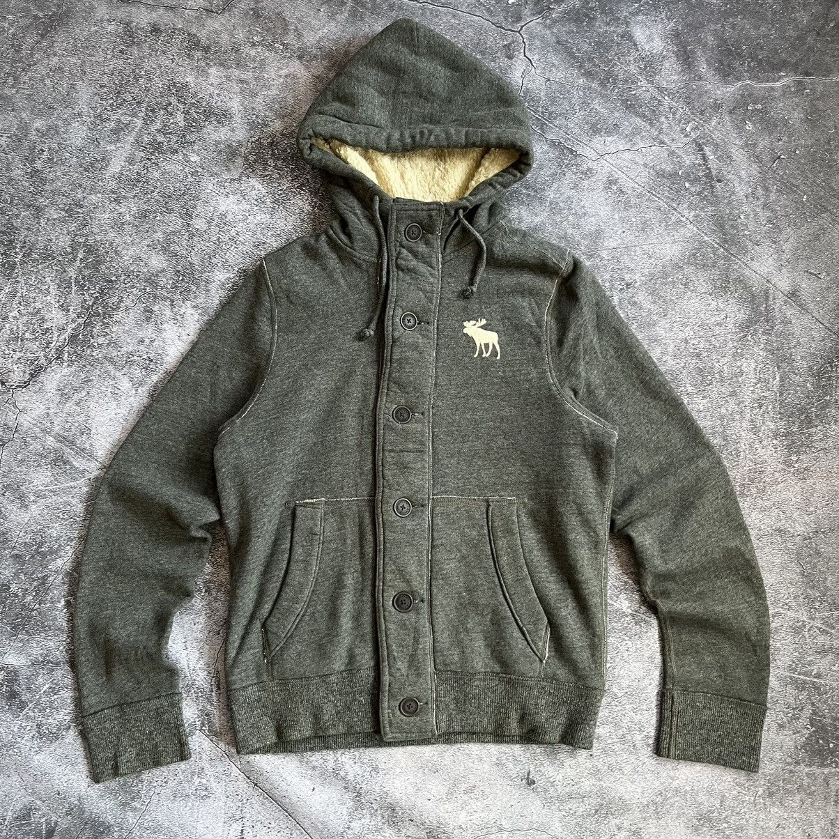 Abercrombie & Fitch Abercrombie & Fitch Muscle Sweatshirt Mens Large Hooded Size US L / EU 52-54 / 3 - 1 Thumbnail