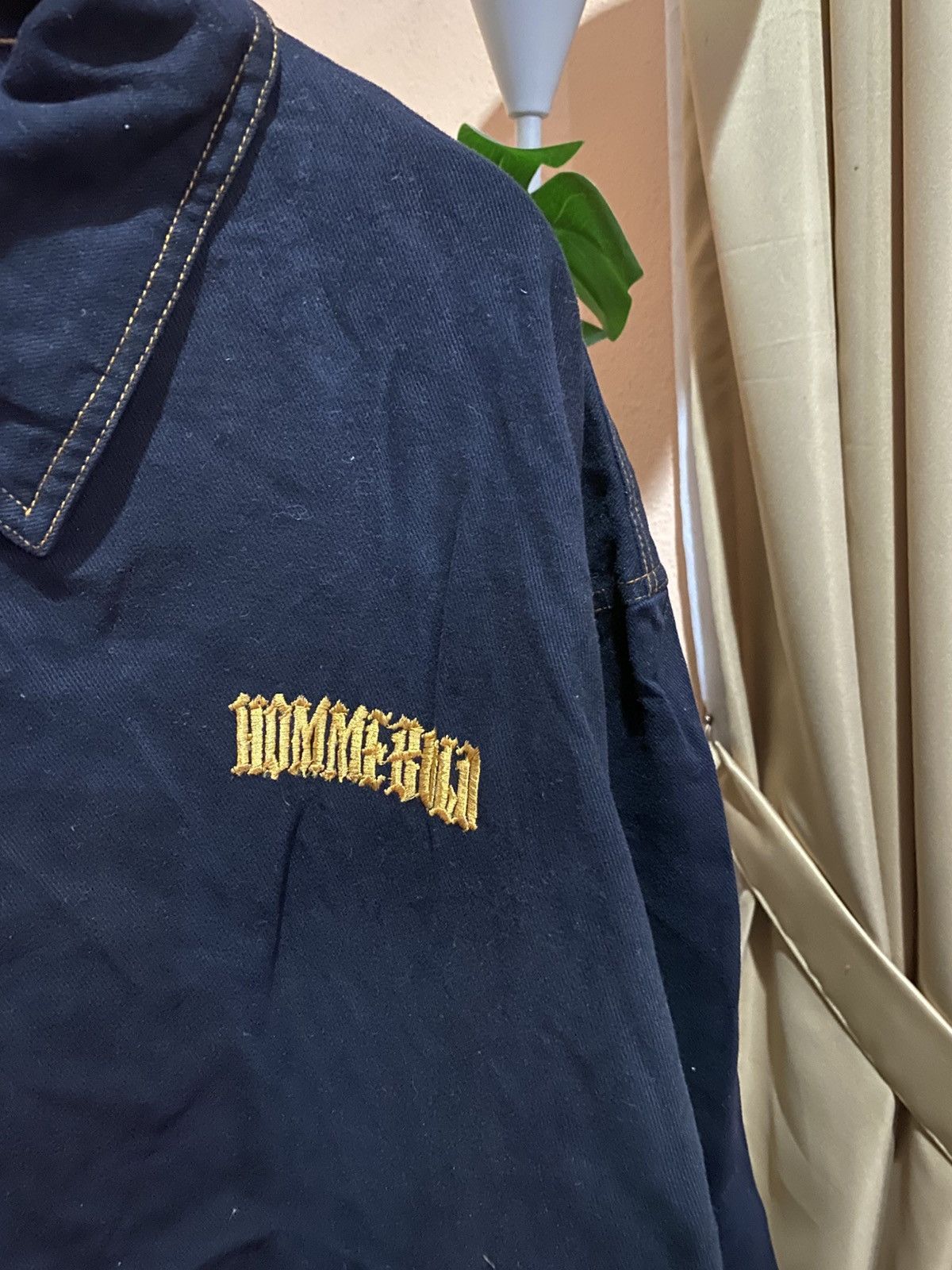 Vintage Vintage HOMMEBOLD Black Canvas Work Jacket – Japan Made Size US L / EU 52-54 / 3 - 8 Thumbnail