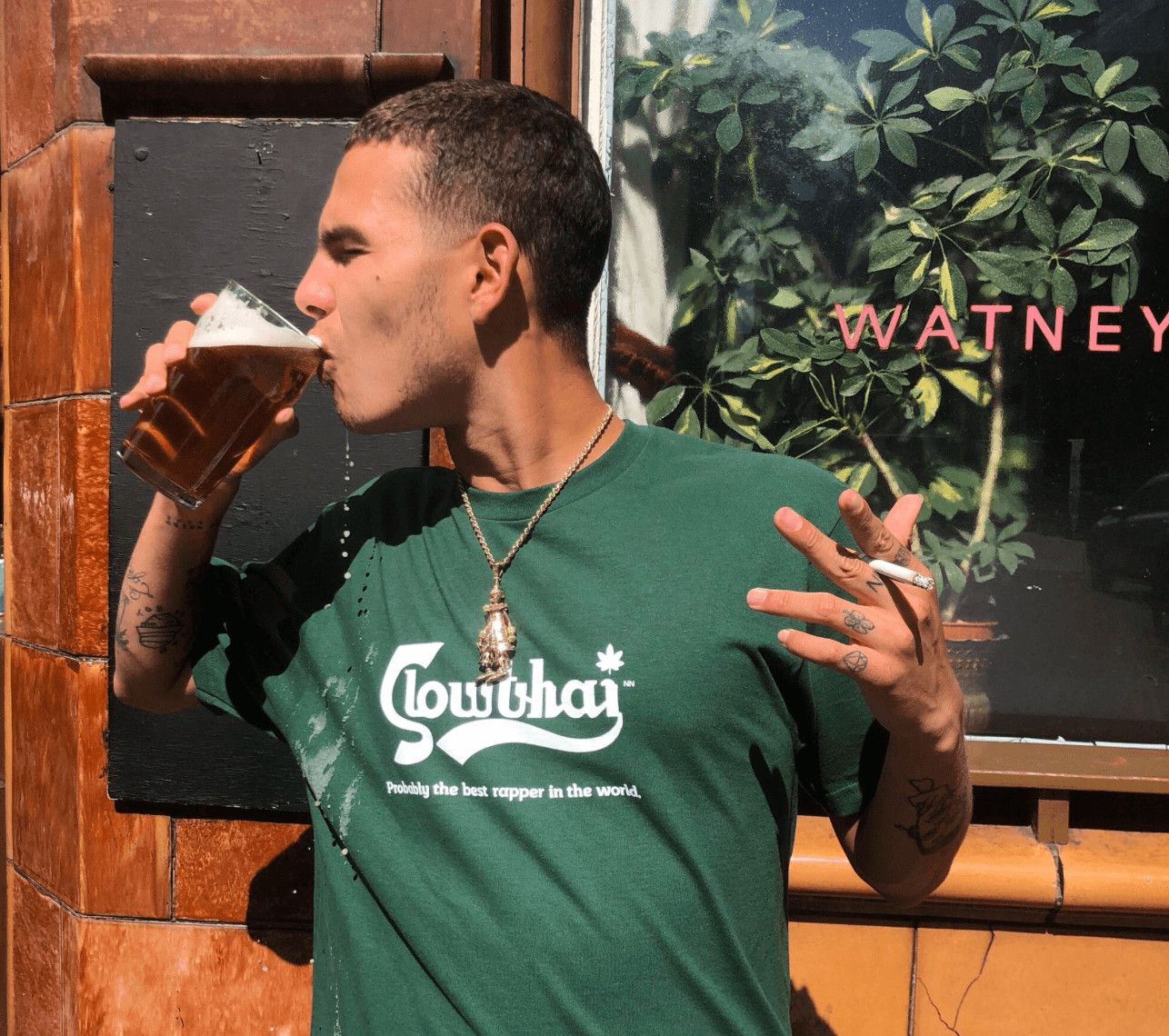 Other Slowthai rap Carslberg tee, size S Size US S / EU 44-46 / 1 - 4 Thumbnail