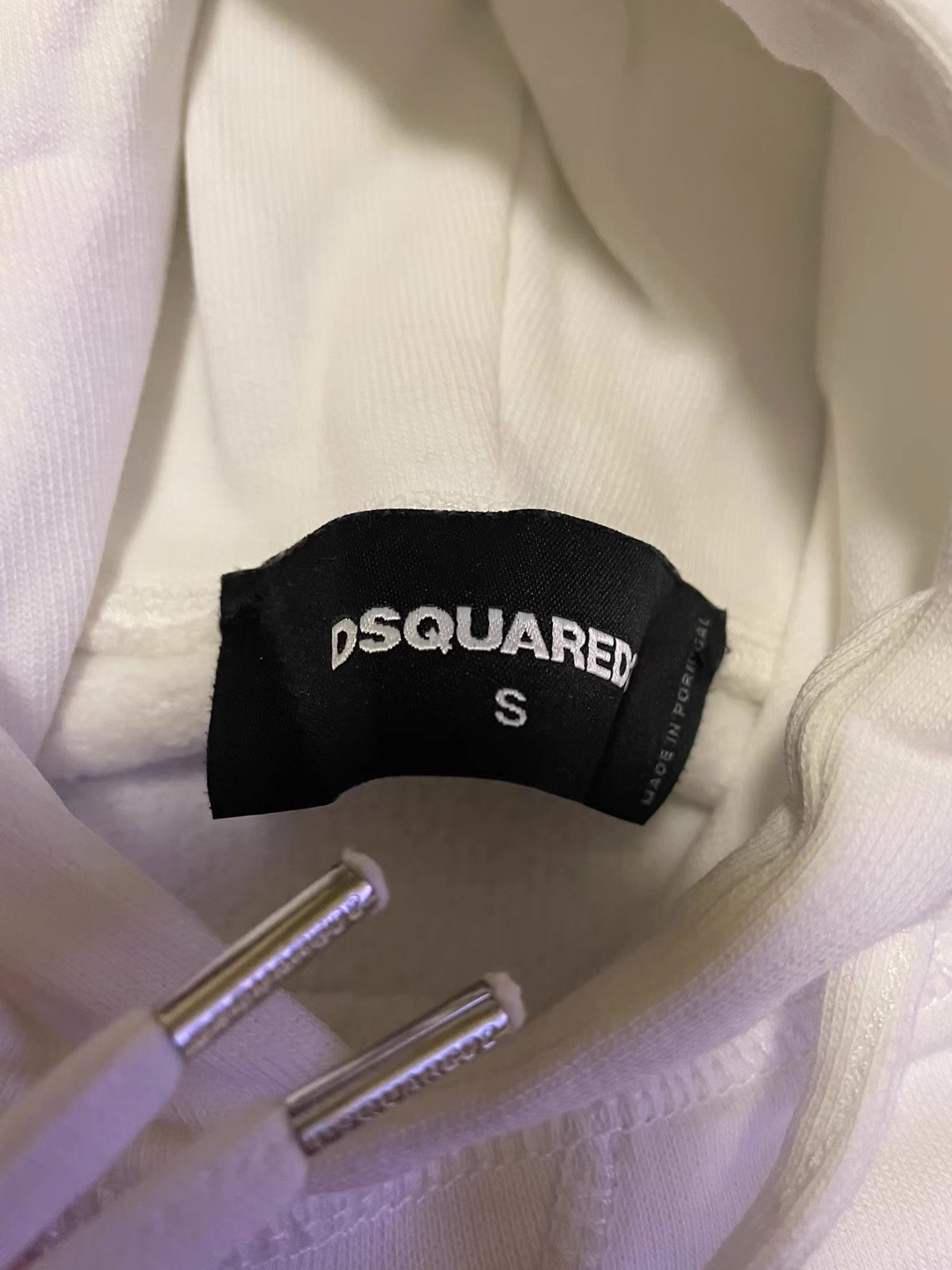 Dsquared2 DSquared2 D2 White Hooded Sweatshirt. Size US S / EU 44-46 / 1 - 3 Thumbnail