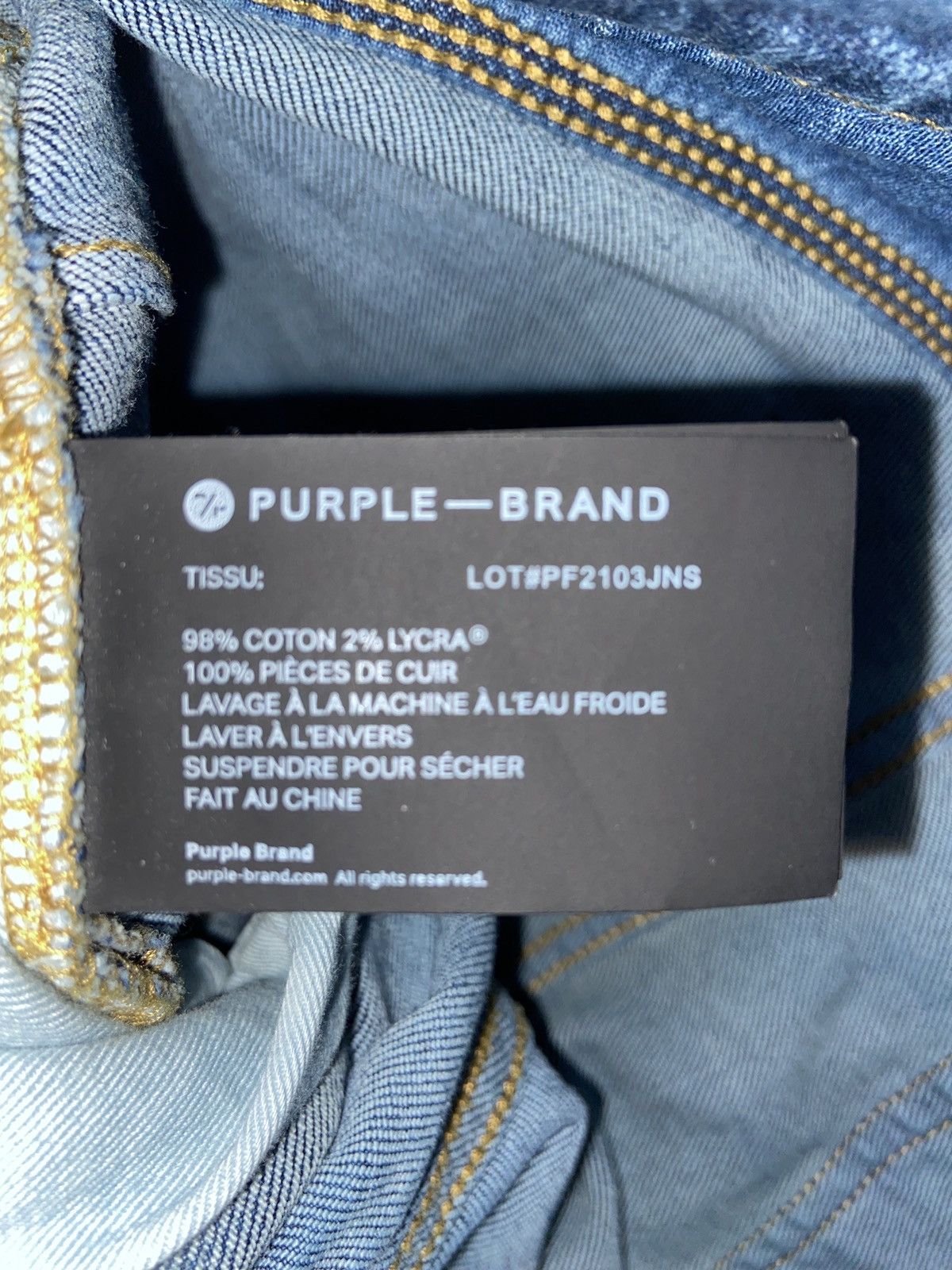 image of Purple Brand Jeans Size 31 in Grey, Men's