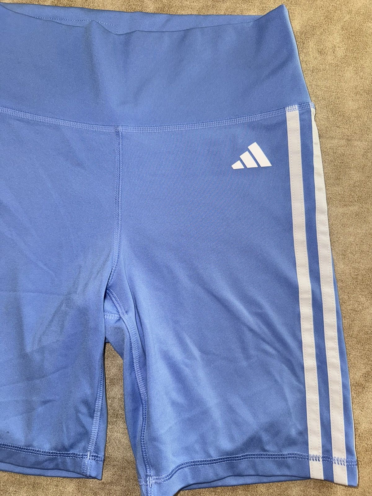 Adidas ADIDAS Women SHORTS Blue And White Stripes Size SMALL S Size 24" / US 00 / IT 34 - 3 Thumbnail