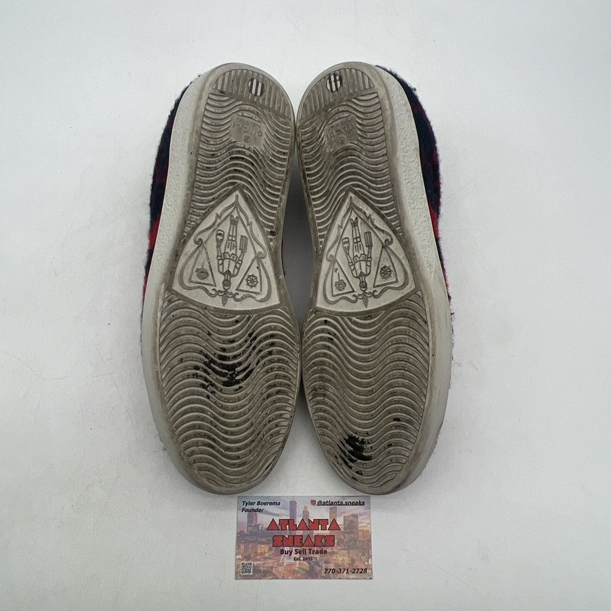 Gucci GUCCI GG TERRY CLOTH MONOGRAM VELVET SNEAKERS Size US 7 / EU 40 - 8 Thumbnail