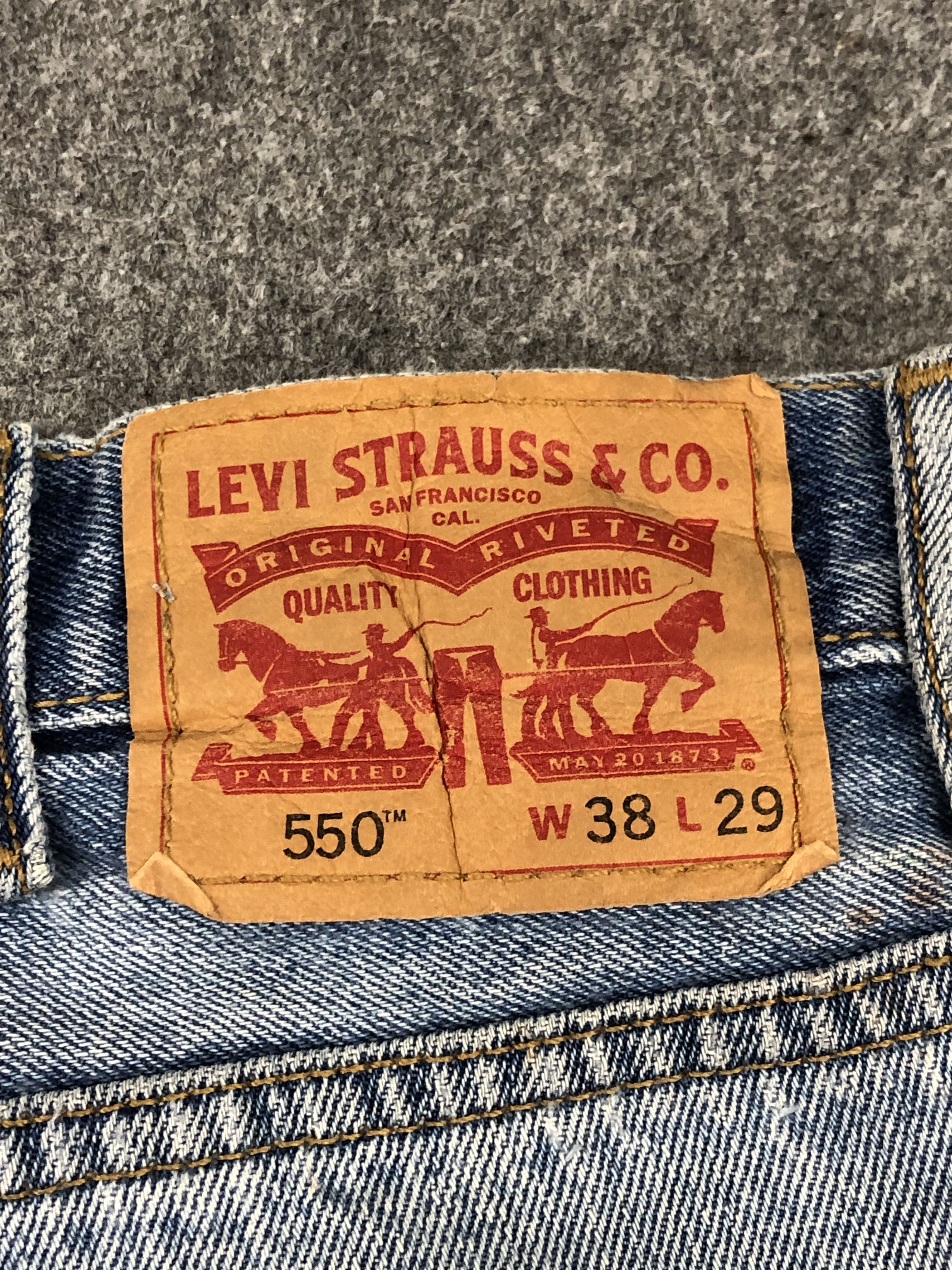 Levi's Light Wash Vintage Levis 550 Jeans DP1488 Size US 40 / EU 56 - 5 Thumbnail