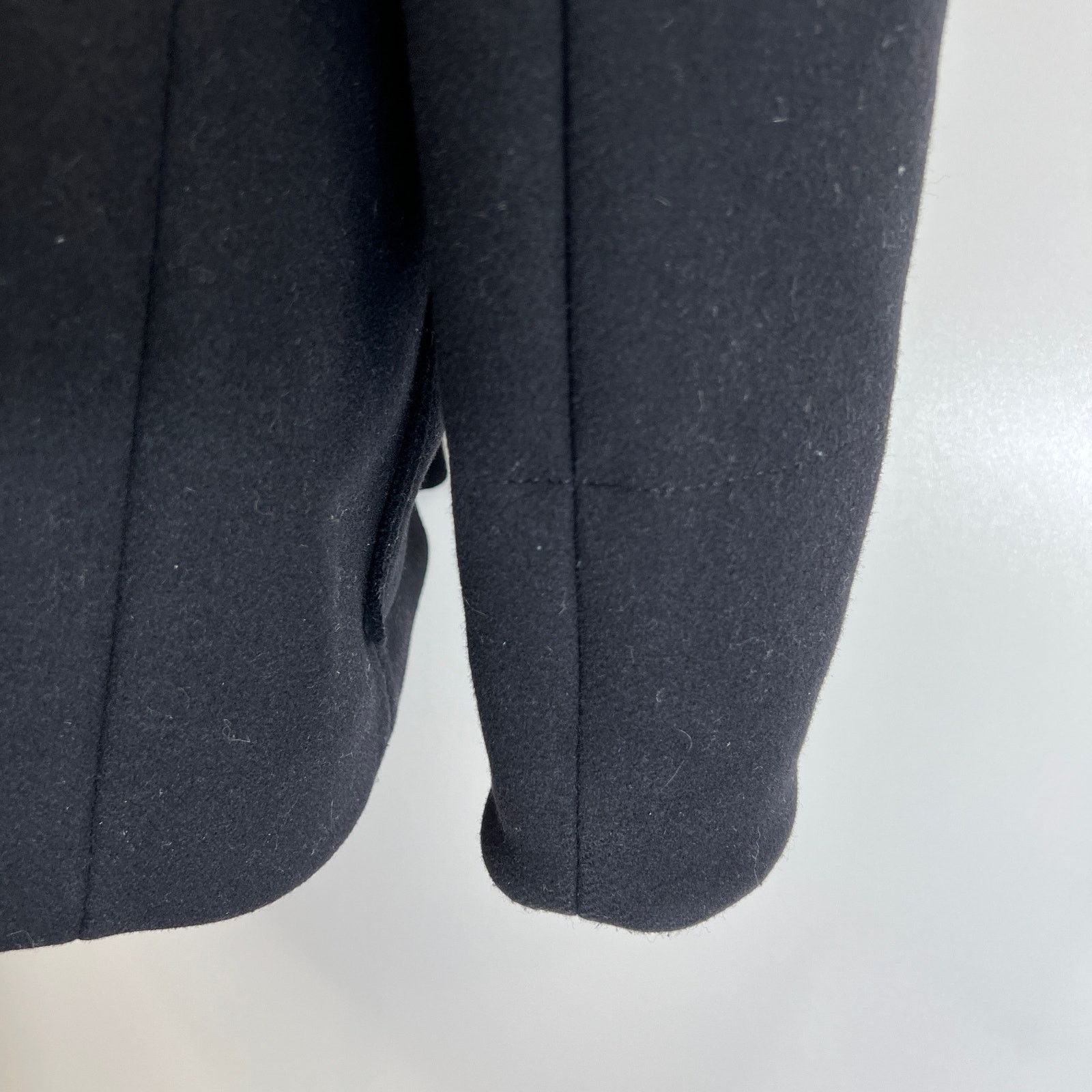 Marc by Marc Jacobs Marc by Marc Jacobs Wool Double Breasted Peacoat Black Size XL / US 12-14 / IT 48-50 - 8 Thumbnail