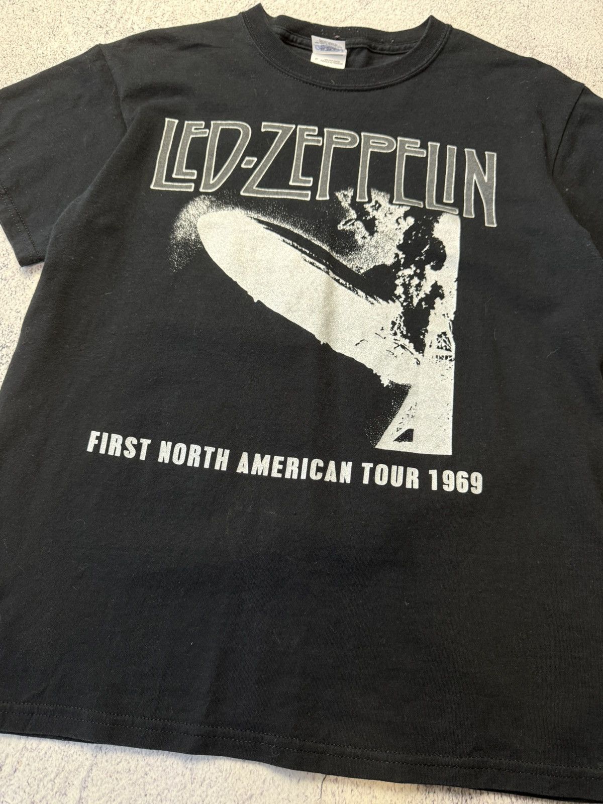 Band Tees Vintage Style Led Zeppelin 1969 UK Tour 2019 Remake T Shirt Size US M / EU 48-50 / 2 - 10 Thumbnail