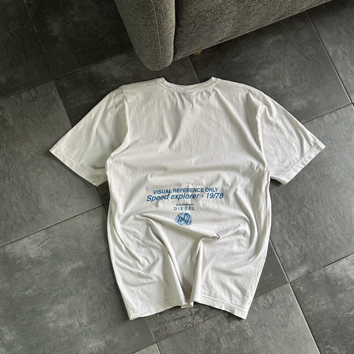 Diesel × Vintage Vintage Diesel T-shirts The Sum Off All Yesterday Y2K 00s Size US L / EU 52-54 / 3 - 4 Thumbnail