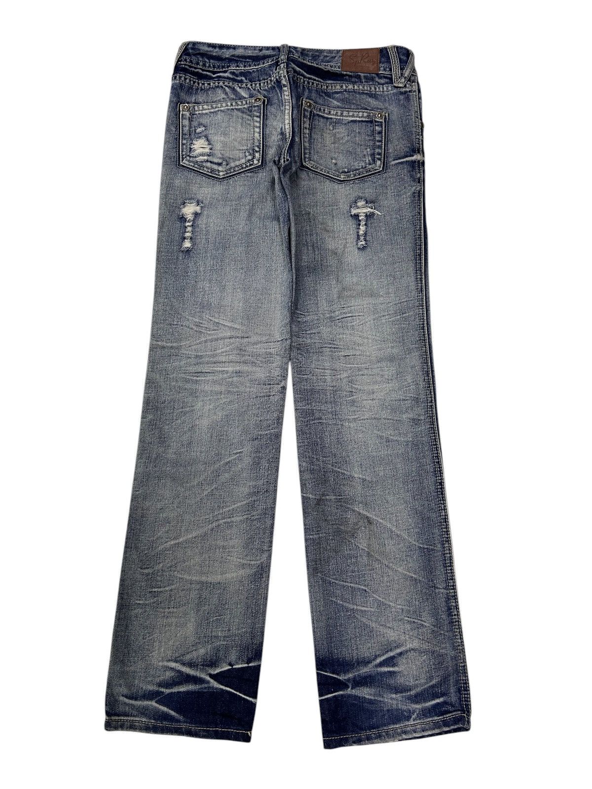 Japanese Brand × Vintage Vintage Japanese Denim Sp Ray Blue Wash Distressed Jeans Size US 30 / EU 46 - 2 Thumbnail