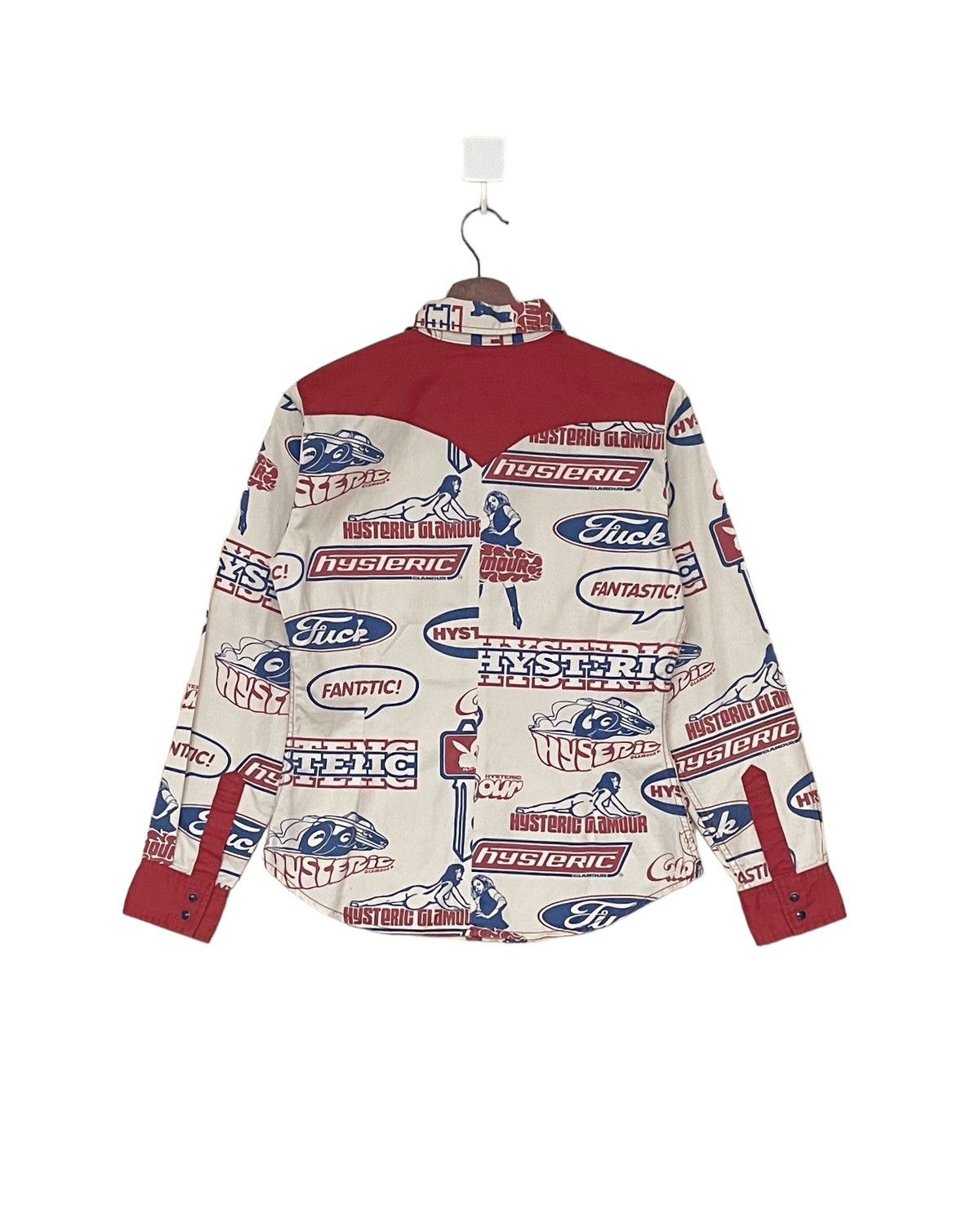 Hysteric Glamour × Japanese Brand Vintage Brand Hysteric Glamour Fullprint Shirt 1990s Size US M / EU 48-50 / 2 - 2 Thumbnail