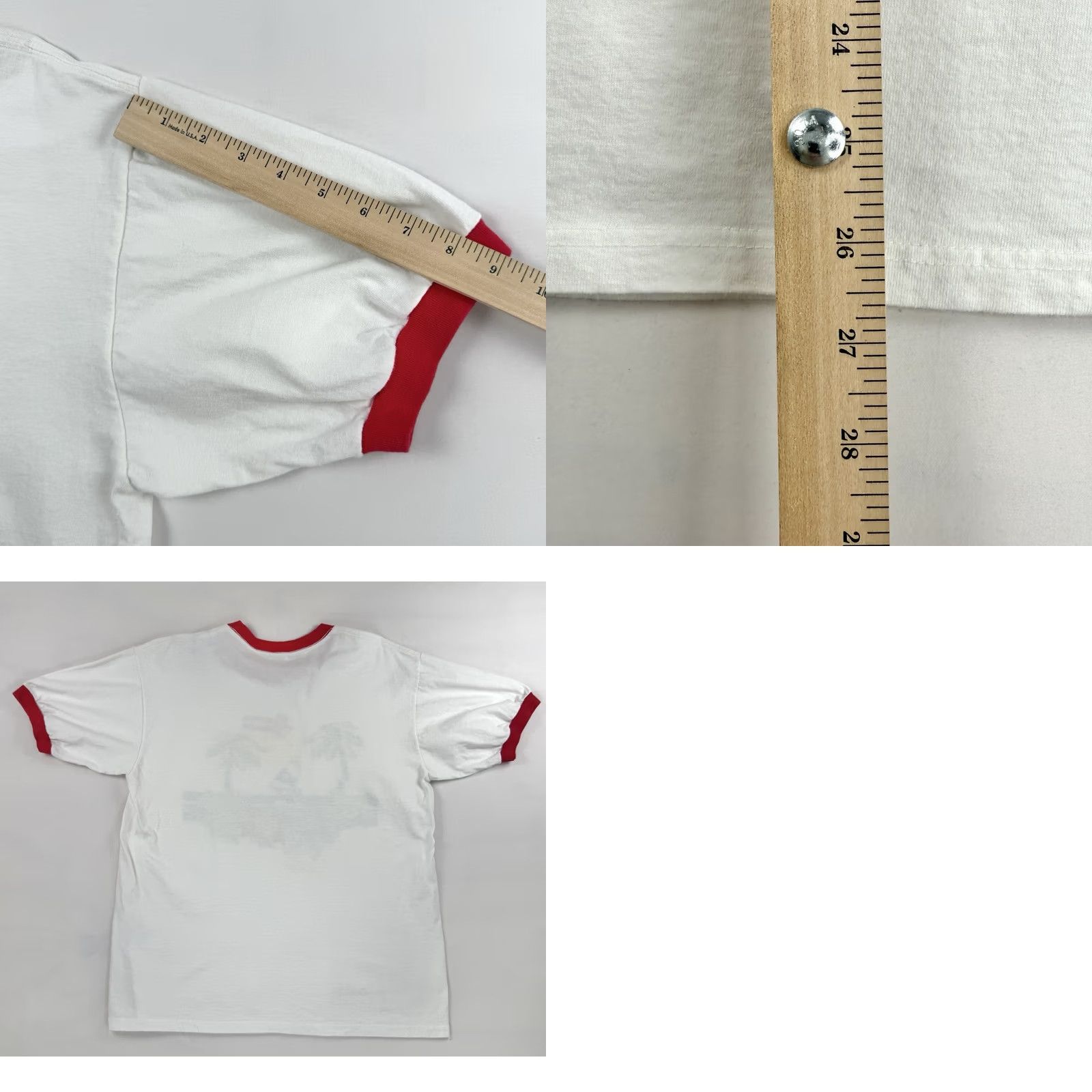Anvil VINTAGE Luscious Jackson Shirt 90s Band XL Ringer White Made In USA Shirt Mens Womens by Anvil Size US XL / EU 56 / 4 - 8 Thumbnail
