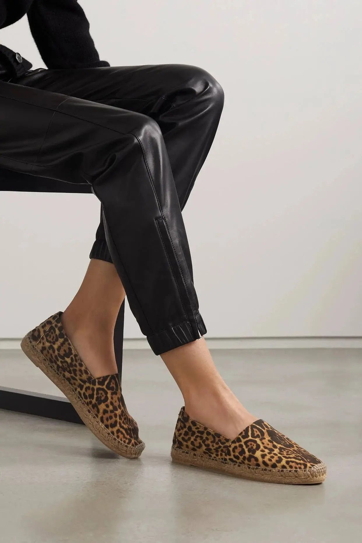 Saint Laurent Paris o1s1wg110724 Cassandre Embroidered Espadrilles Print Size US 6.5 / EU 39-40 - 3 Thumbnail