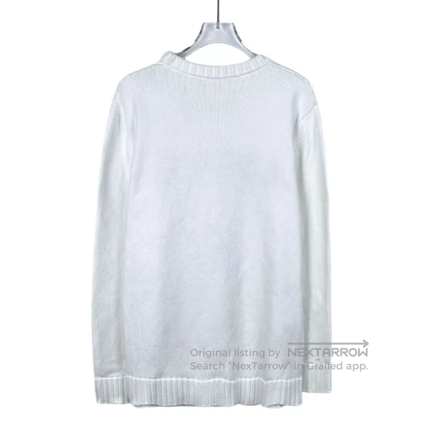Loewe Loewe Logo Embroidered Cotton Crewneck Sweater. Size XS / US 0-2 / IT 36-38 - 2 Thumbnail