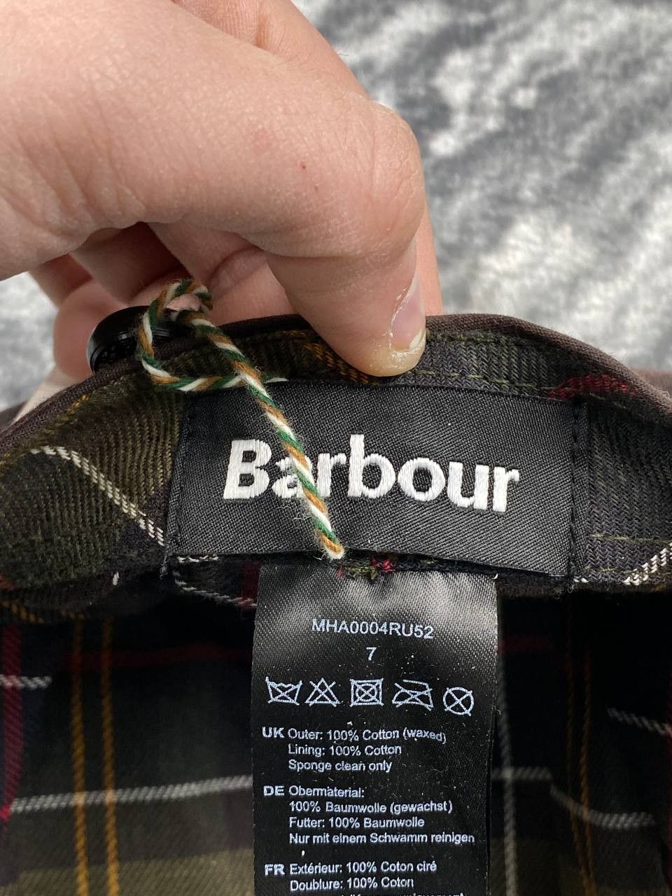 Barbour NEW Barbour Waxed Cotton Flat Cap Men Size 7 Brown Size ONE SIZE - 8 Thumbnail