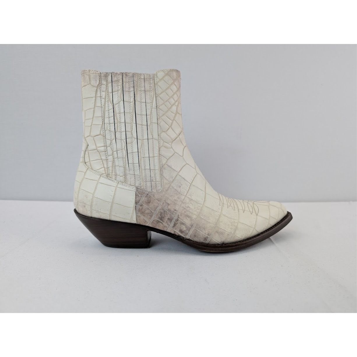 Celine o1rshd1 Leon Chelsea Boots in White Size US 9 / EU 42 - 4 Thumbnail