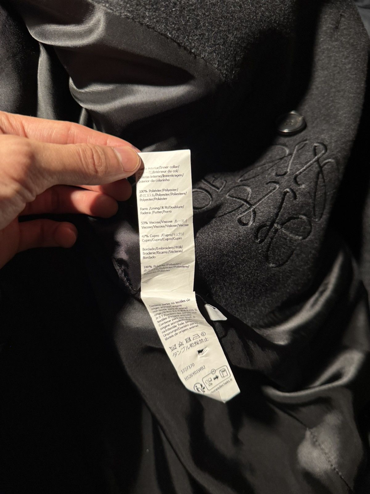 Loewe Loewe Grey Wool Cashmere Coat Size US M / EU 48-50 / 2 - 10 Thumbnail