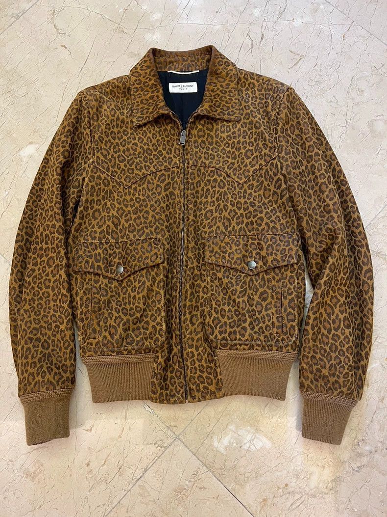 Saint Laurent Paris saint laurent leopard print jacket size 44-2507 Size US M / EU 48-50 / 2 - 8 Thumbnail