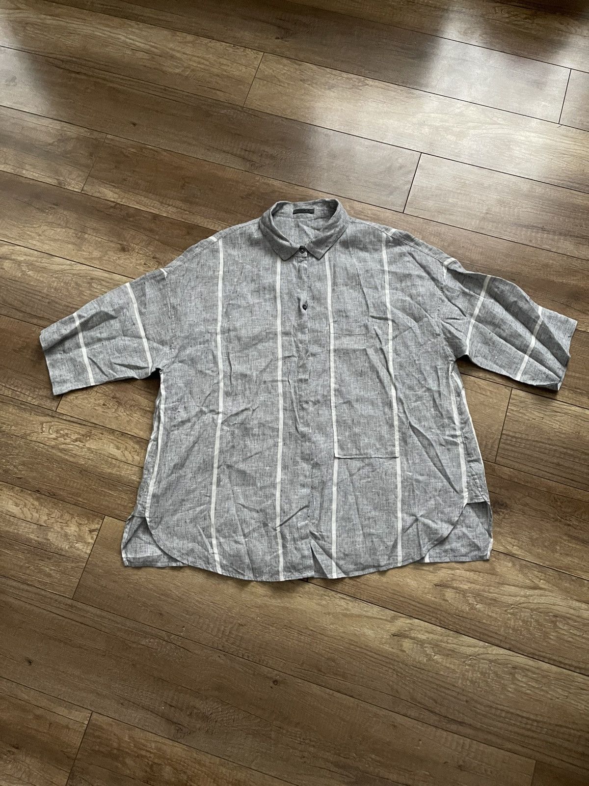 OSKA OSKA 532 Linen Shirt Button Up Size L / US 10 / IT 46 - 3 Thumbnail
