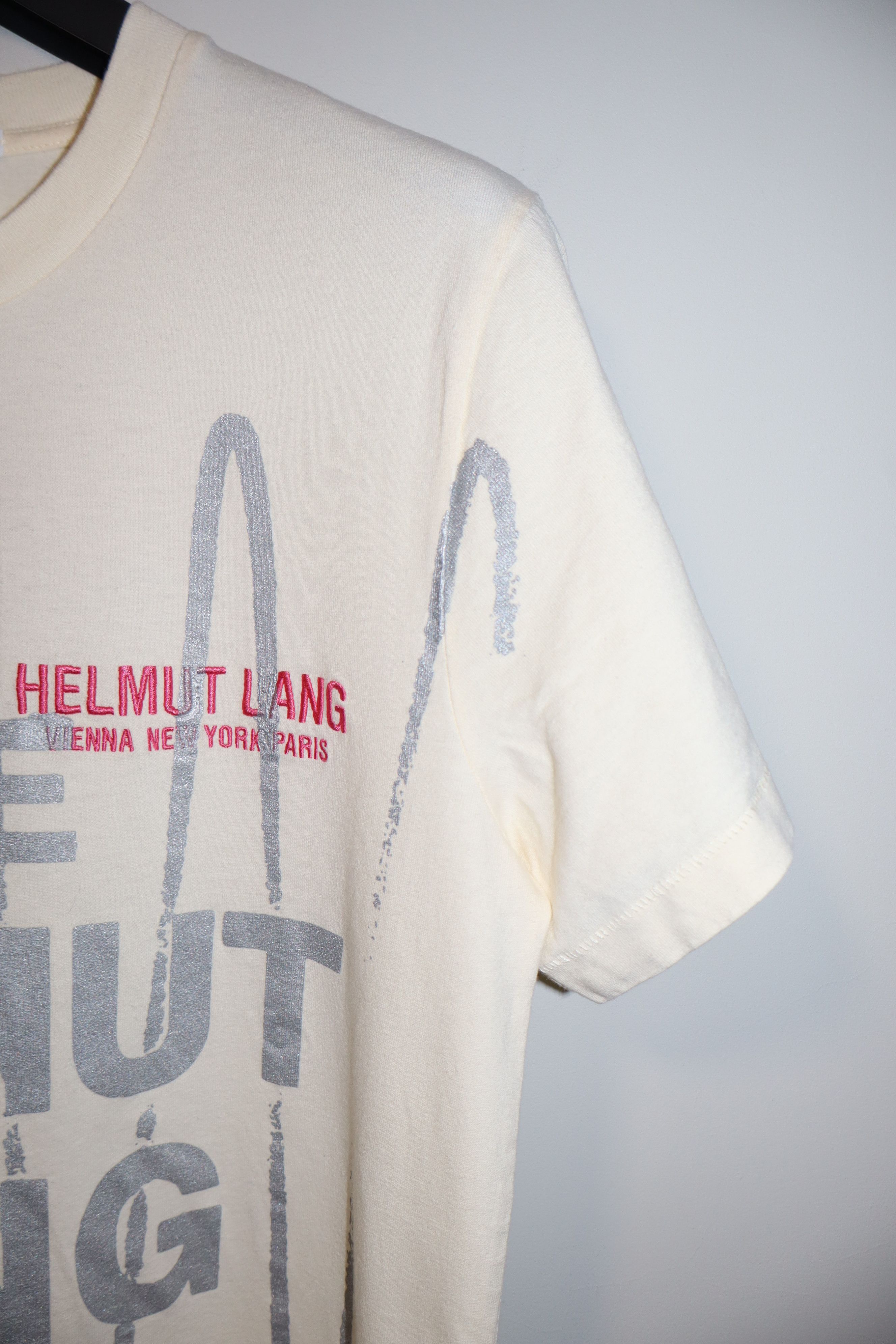 Helmut Lang Helmut lang logo t-shirt Size US S / EU 44-46 / 1 - 3 Thumbnail