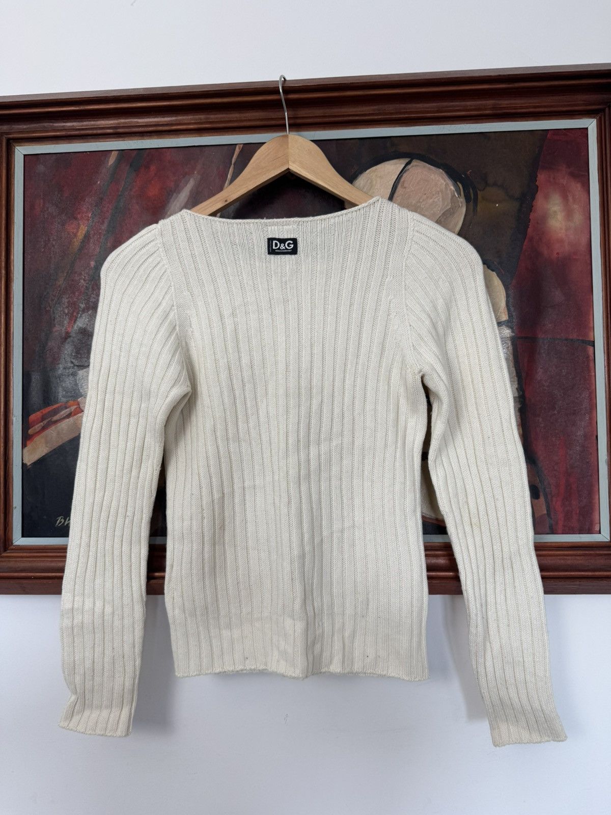 Dolce & Gabbana Rare Dolce&Gabbana Y2k Vintage Knit Sweater Luxury Size XS / US 0-2 / IT 36-38 - 2 Thumbnail