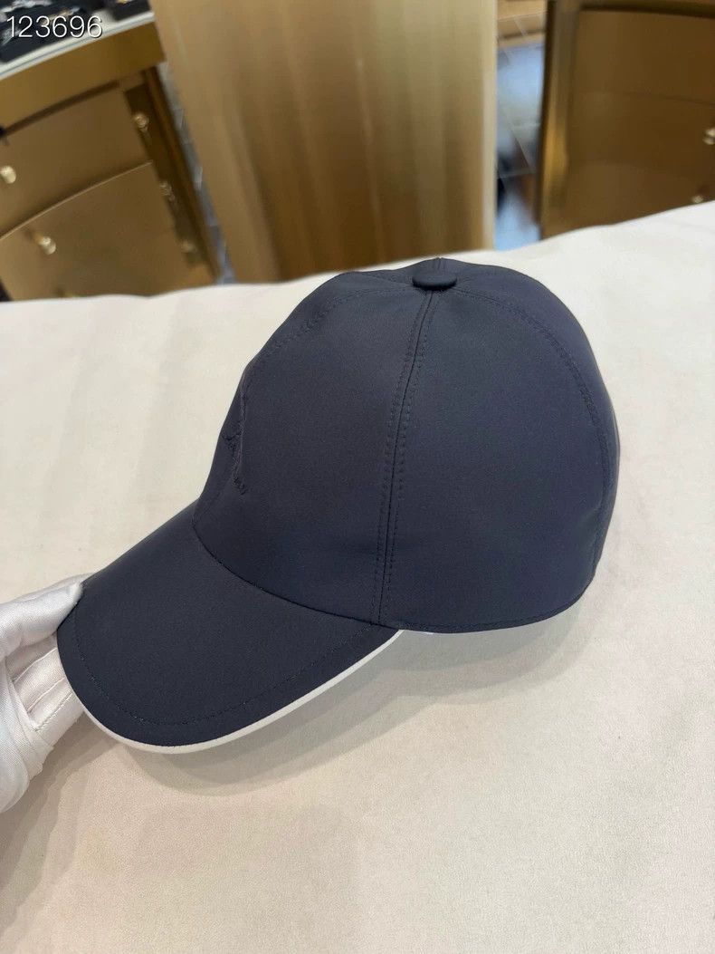 Loro Piana LORO PIANA sizeS Blue and white tech fabric baseball cap Size ONE SIZE - 2 Thumbnail