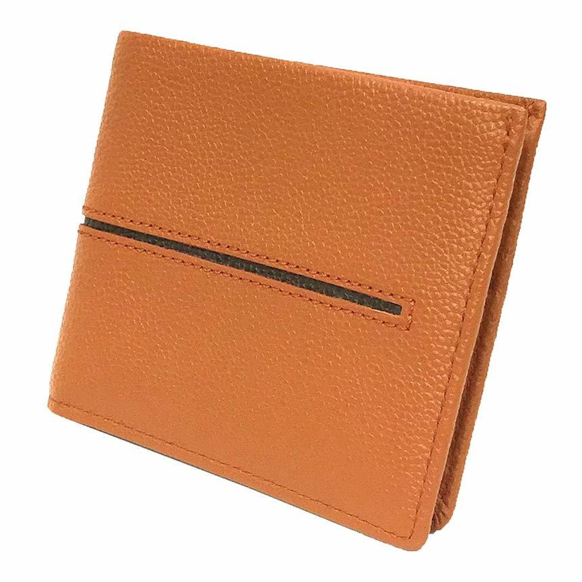 image of Tods Tod's Folding Wallet Billfold Leather Camel Brown, Women's