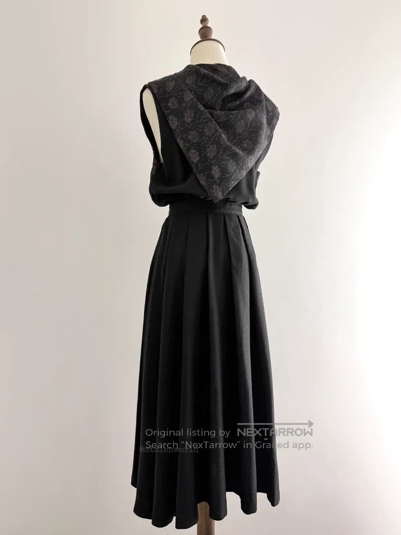 Comme des Garcons Poncho Wool Dress