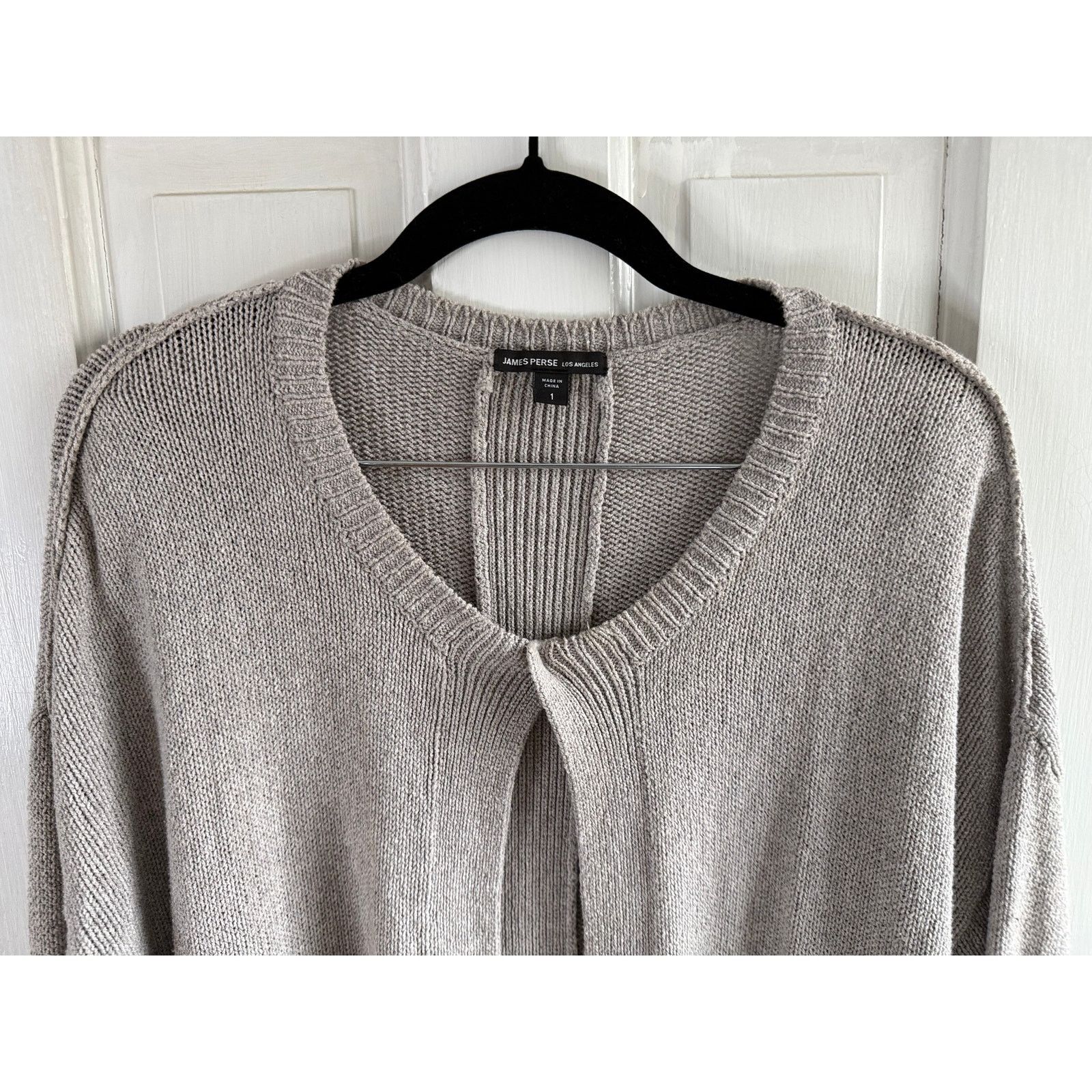 James Perse James Perse Cardigan Beige Super Soft - Size 1/SM Size S / US 4 / IT 40 - 5 Thumbnail