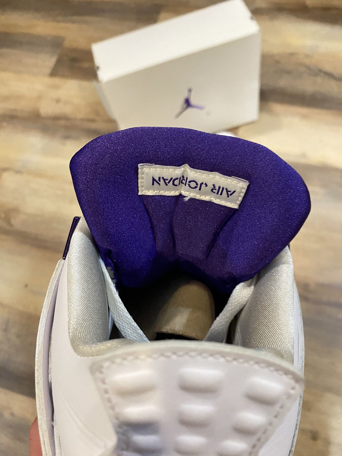 Jordan Brand Jordan 4 Mettalic Purple 2020 Size US 12 / EU 45 - 4 Thumbnail