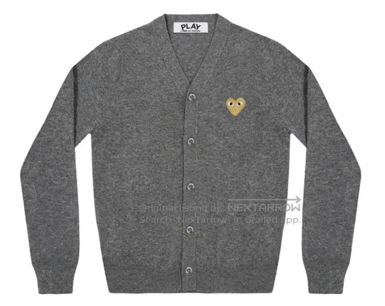 Comme des Garcons Comme Des Garcons Heart Wool Cardigan Size S / US 4 / IT 40 - 1 Thumbnail