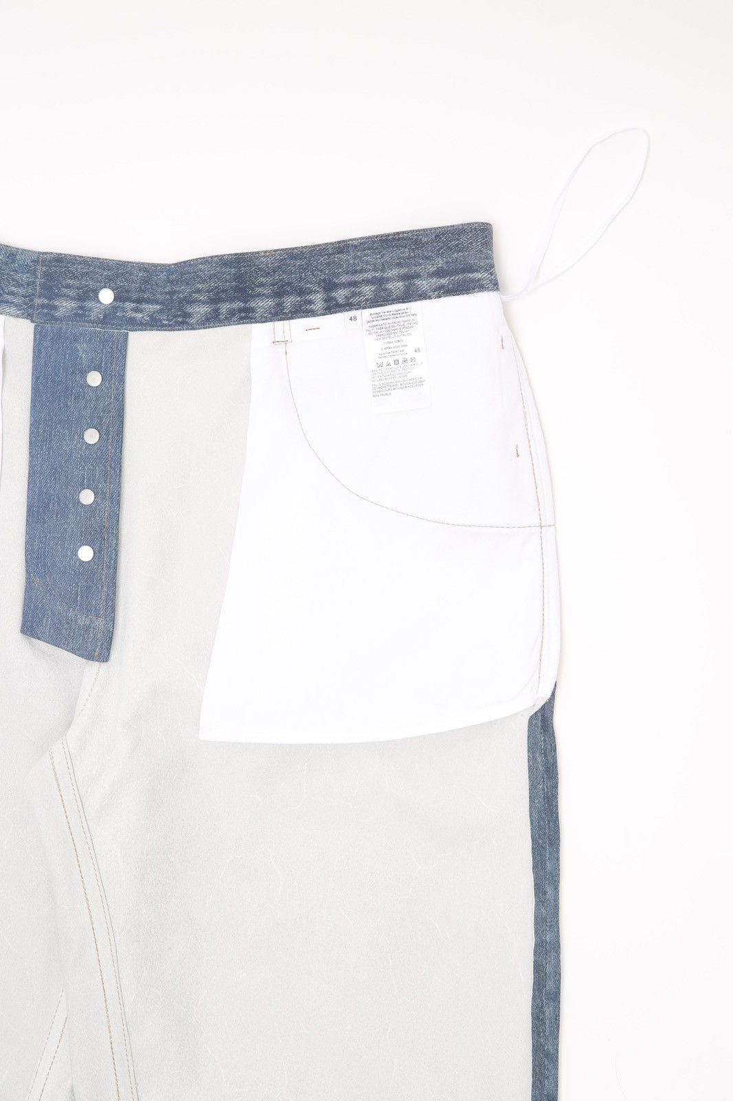 Bottega Veneta Bottega Veneta Denim-Coated Leather Pants Size US 34 / EU 50 - 10 Thumbnail