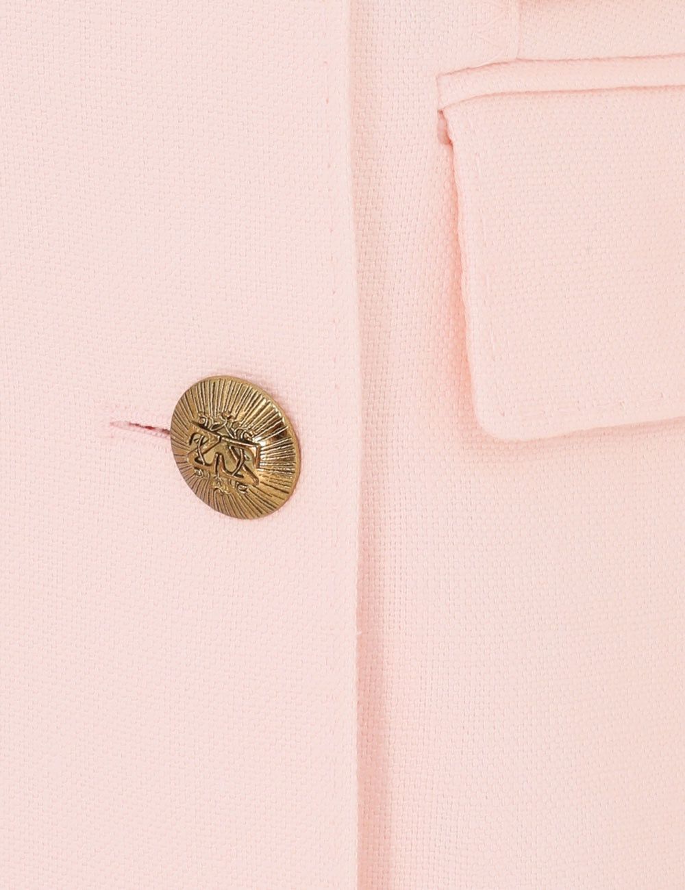 Zimmermann oc11z0226 Crush Double Breasted Jacket In Pink Size L / US 10 / IT 46 - 6 Thumbnail