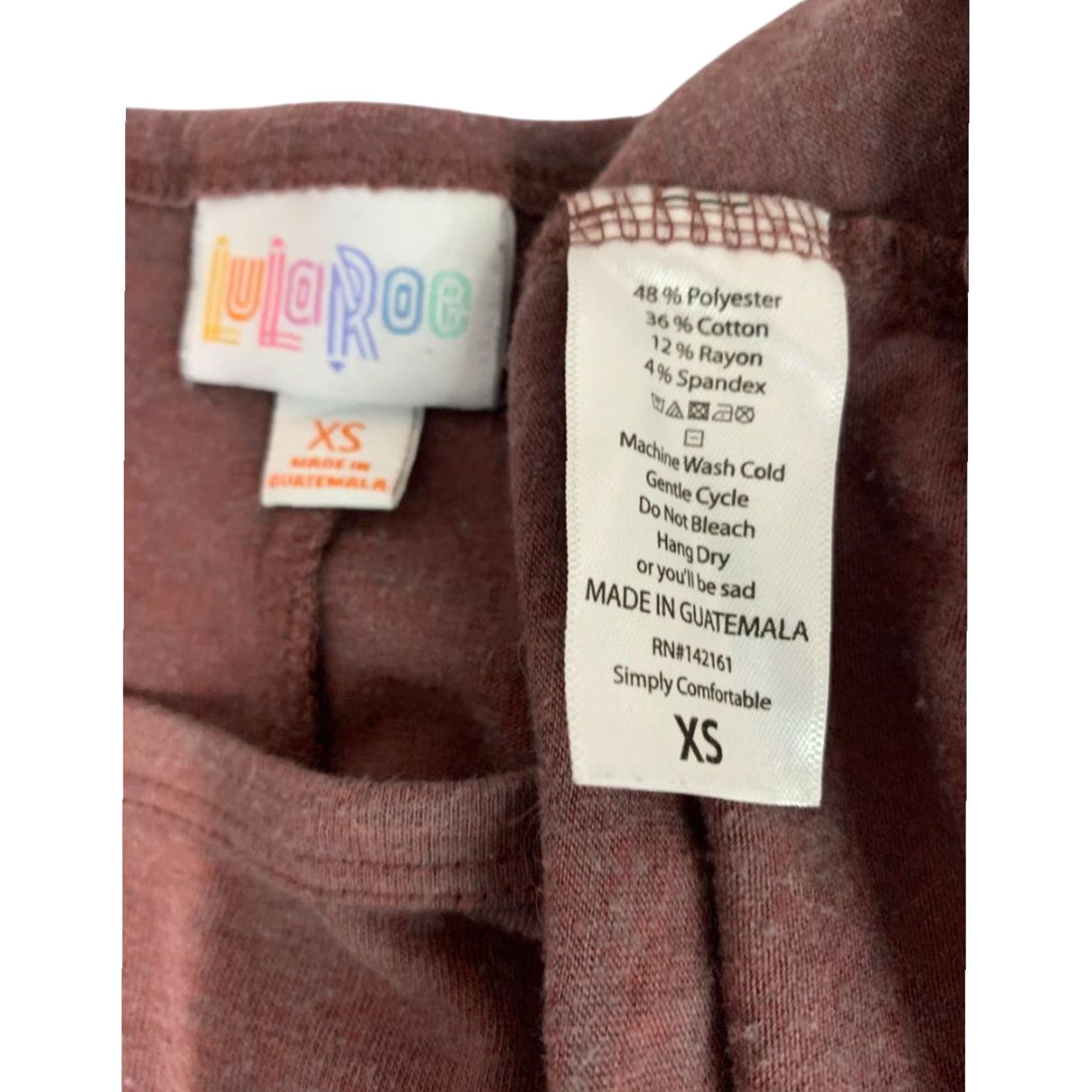 Vintage VINTAGE LuLaRoe Carly Dress Hi Lo Hem Tshirt Shirt Dress Purple XS Womens Women Size XS / US 0-2 / IT 36-38 - 6 Thumbnail