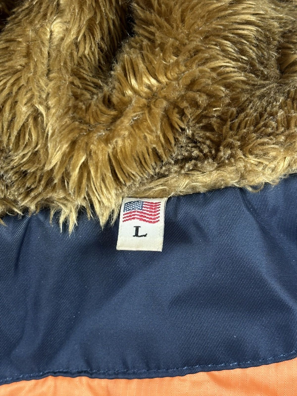 Schott Schott Army Type-U Hooded Faux Fur Nylon Bomber Jacket Size US L / EU 52-54 / 3 - 15 Thumbnail