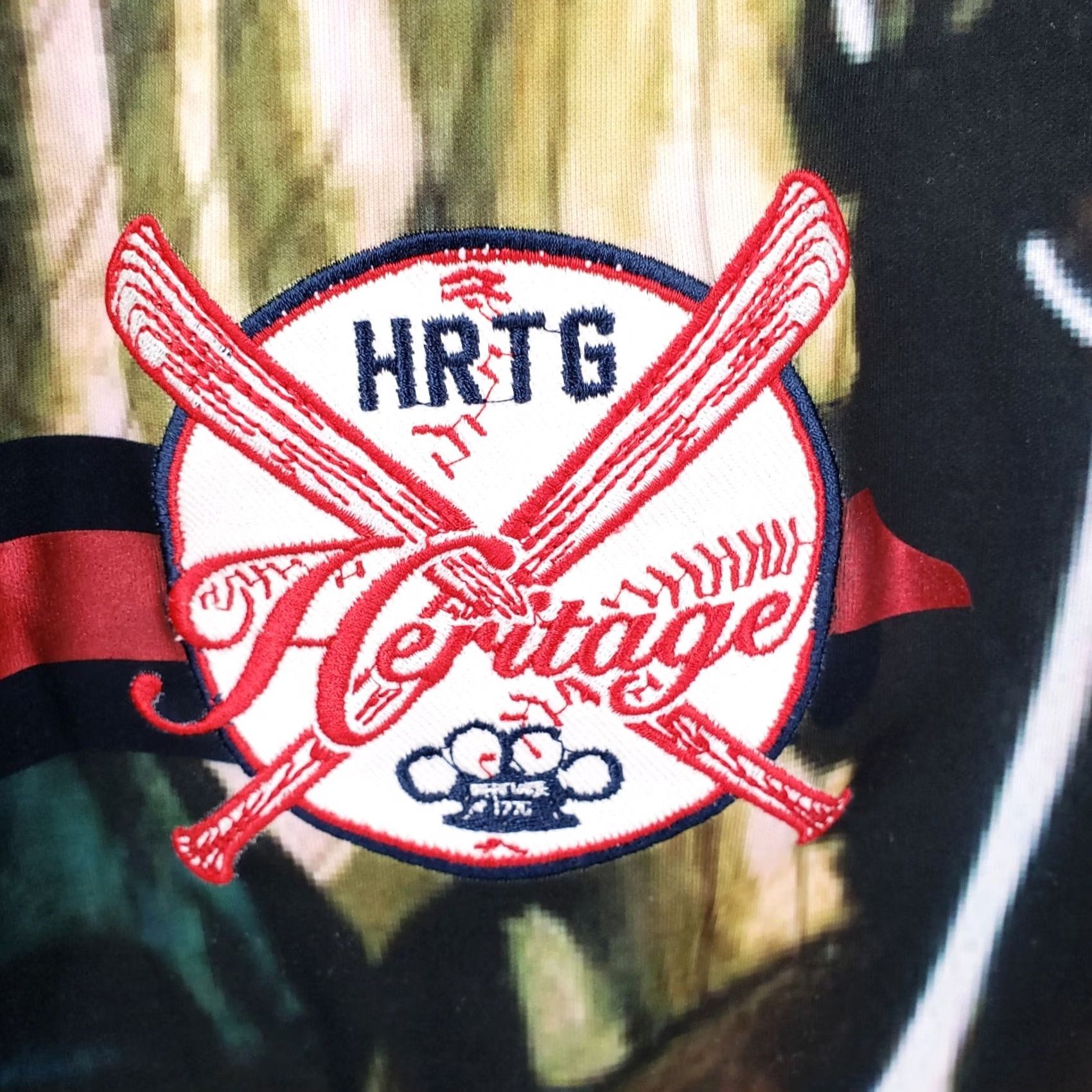 Vintage Heritage America T Shirt Mens L Baseball Jersey Tee Vandals Amrcn Size US L / EU 52-54 / 3 - 5 Thumbnail