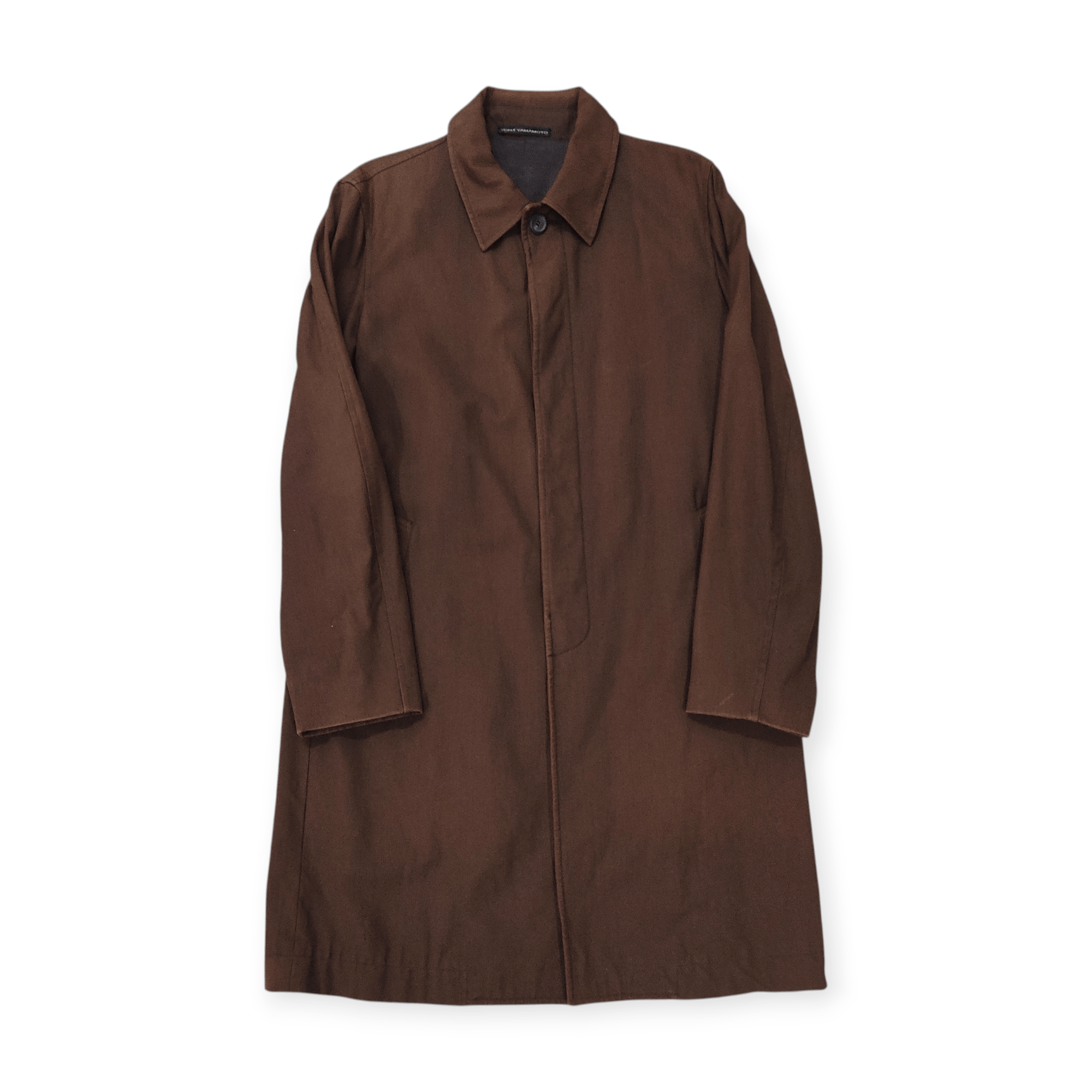 Yohji Yamamoto Yohji Yamamoto Y's Brown Trench Overcoat Jacket Size US M / EU 48-50 / 2 - 5 Thumbnail