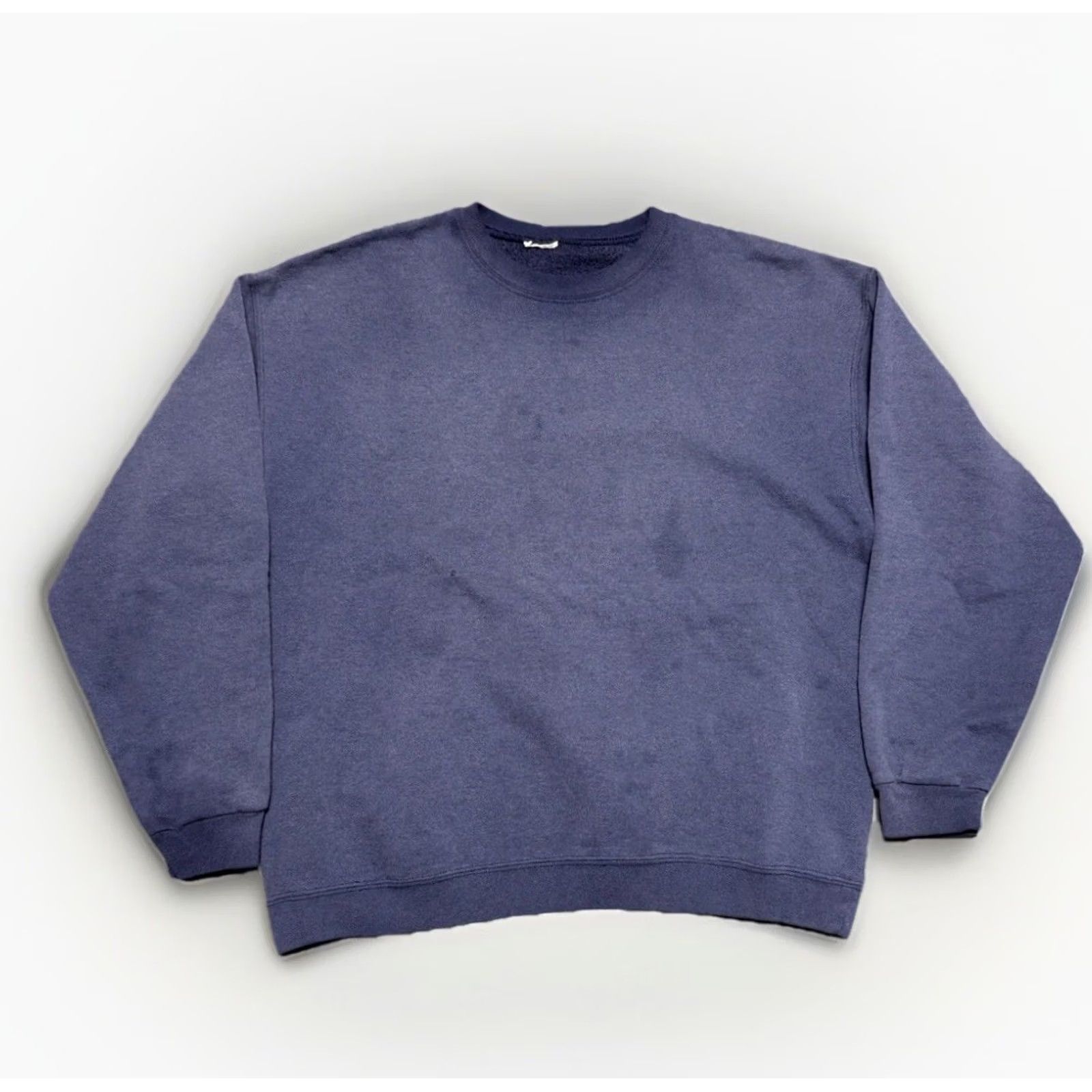 Vintage VINTAGE 90s Streetwear Mens Large Crewneck Sweatshirt Heather Blue USA Size US L / EU 52-54 / 3 - 2 Thumbnail