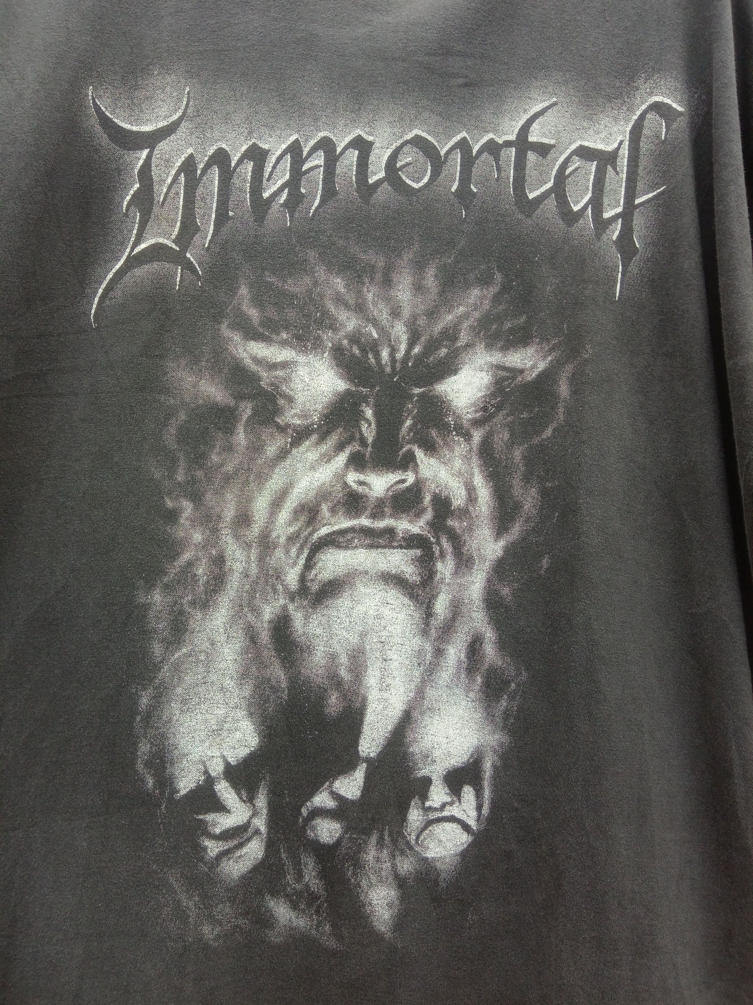 Band Tees × Vintage Vintage IMMORTAL unholy forces of evil Size US XL / EU 56 / 4 - 2 Thumbnail