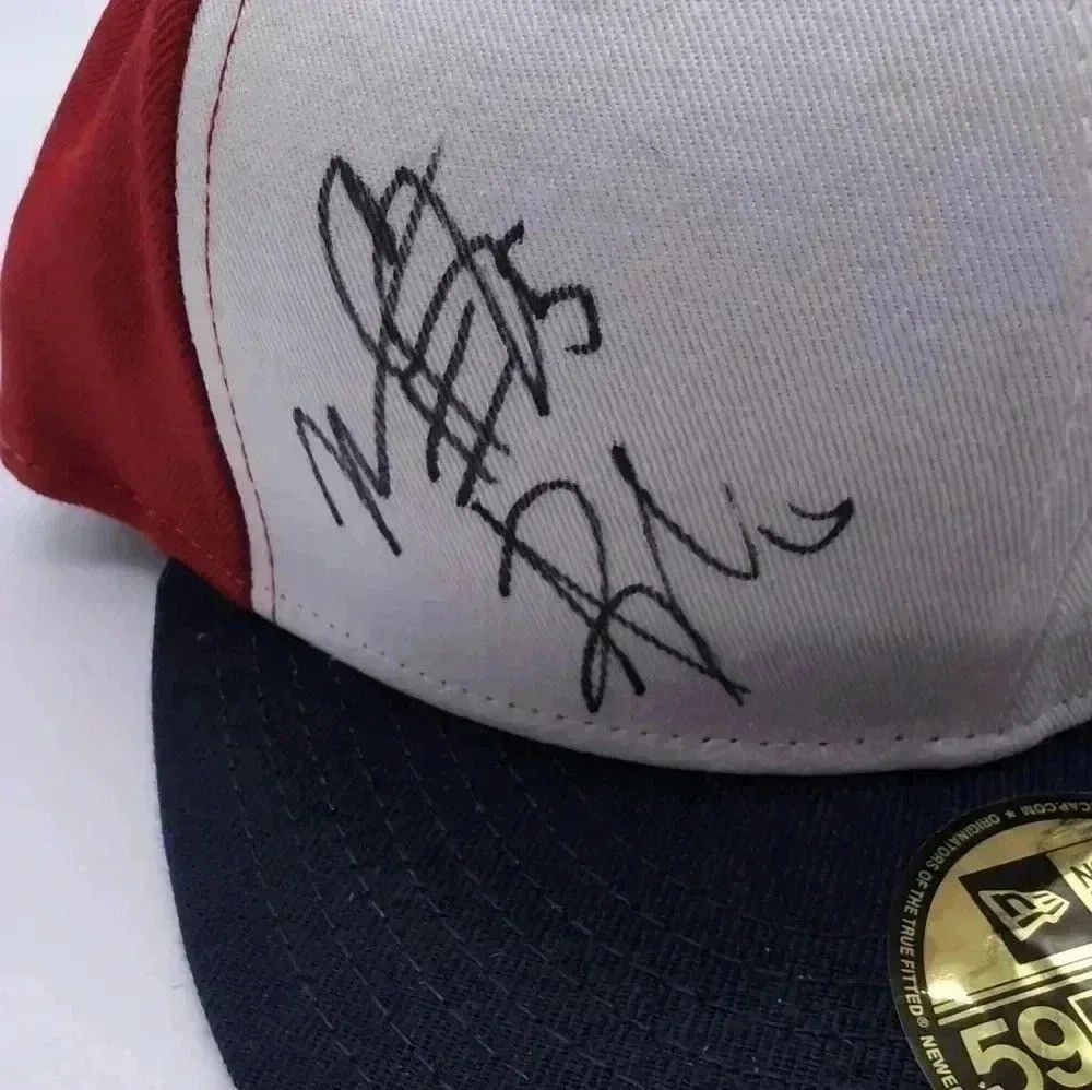 Designer Seattle Mariners Autographed by 3 baseball cap. 59fifty 7.5 Size ONE SIZE - 2 Thumbnail