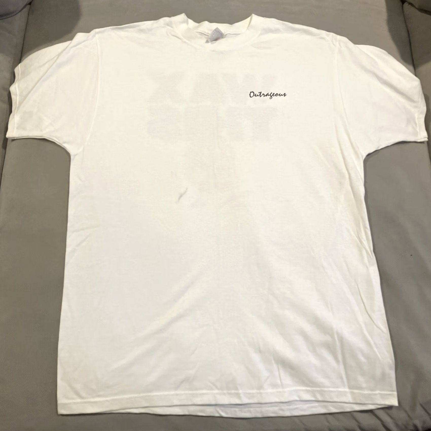 Fruit Of The Loom Outrageous WAX THIS Surfing Double Sided T Shirt Men's XL RARE NWOT Size US XL / EU 56 / 4 - 2 Thumbnail