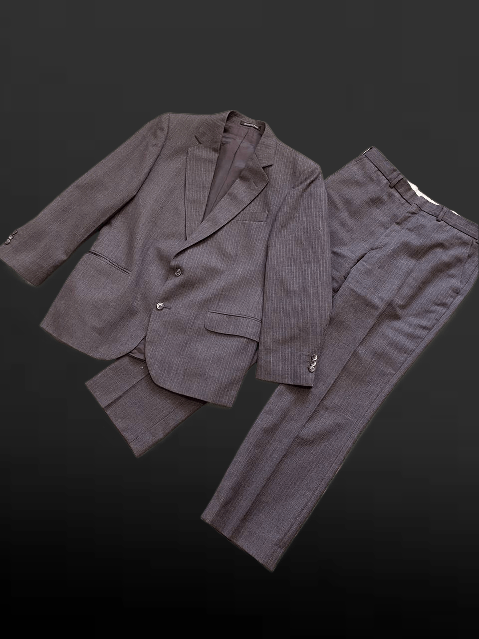 Burberry Vintage Burberrys Two Piece Suit 100% Wool Size 42R - 1 Thumbnail