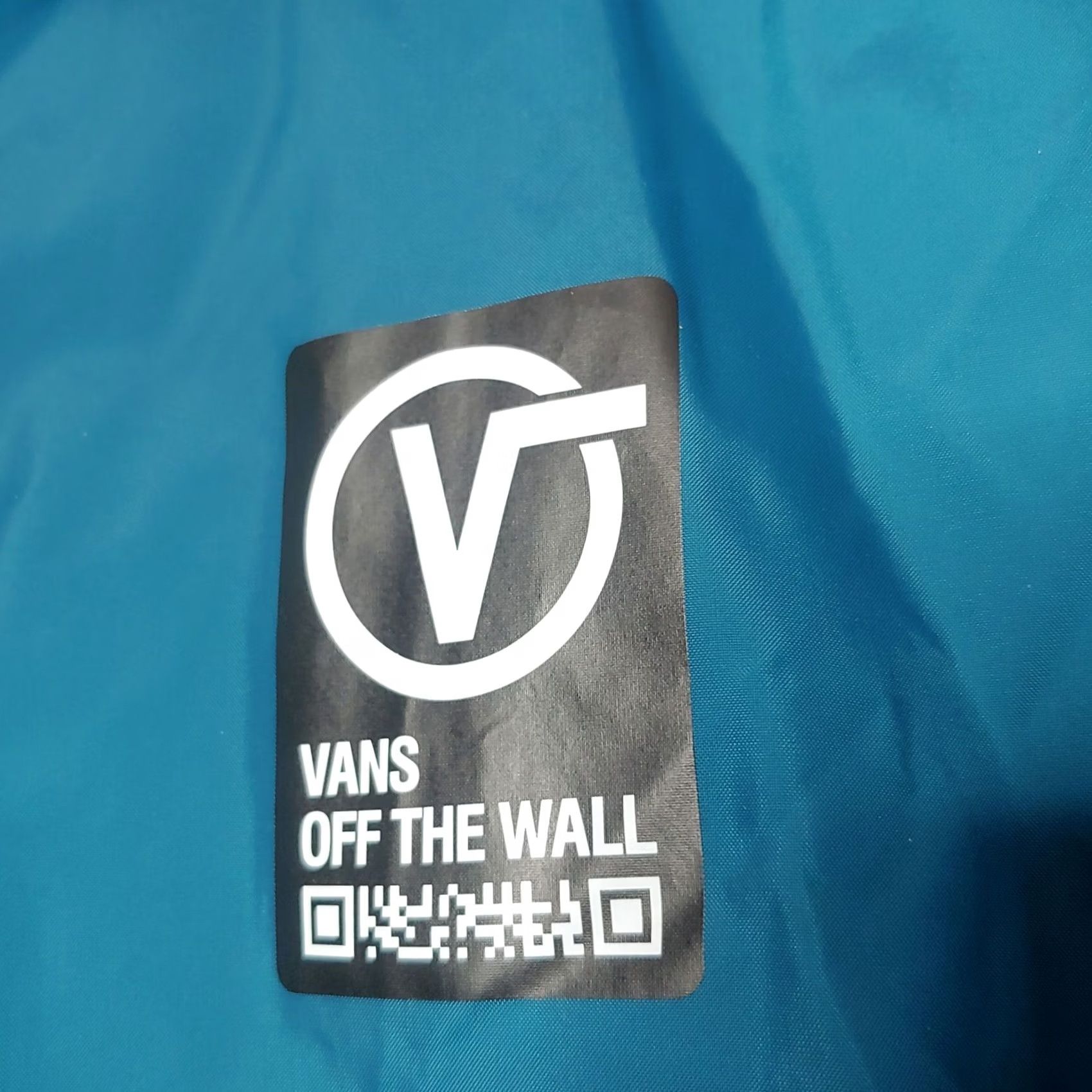 Vans VINTAGE VANS Jacket M Green Off The Wall Teal Snap Retro Skater Military Spec Size US M / EU 48-50 / 2 - 2 Thumbnail