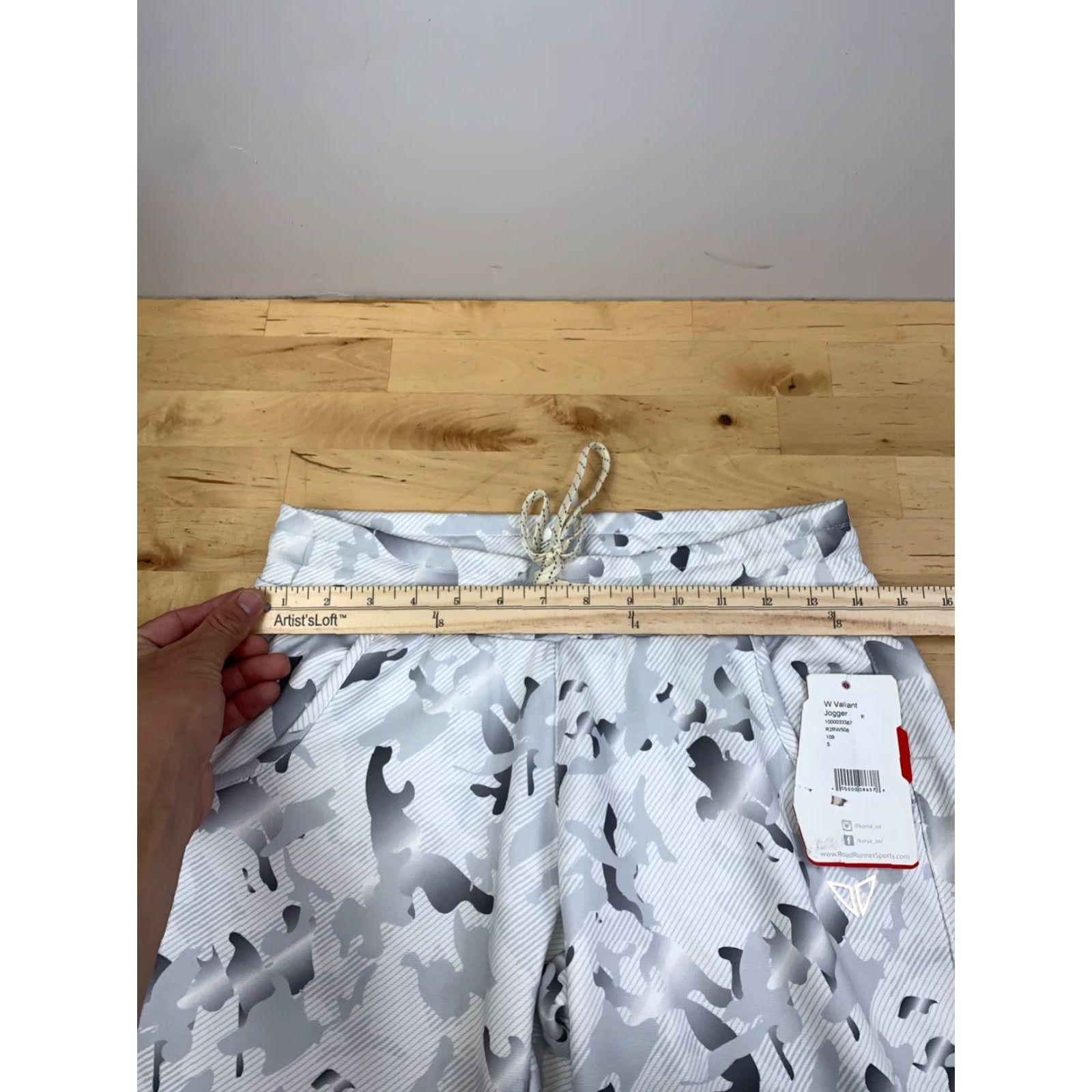 Vintage Korsa Jogger Womens S White Activewear Casual Athleisure Pockets Stretch 26" Inseam Size 28" / US 6 / IT 42 - 4 Thumbnail