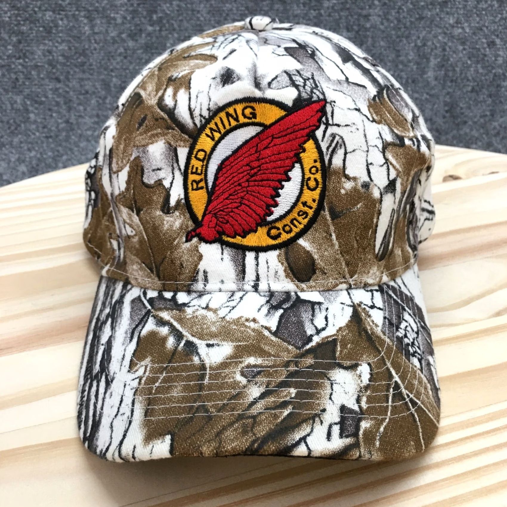 Red Wing Red Wing Construction Daystone Baseball Hat Mens White OS Embroidered Logo Size ONE SIZE - 2 Thumbnail