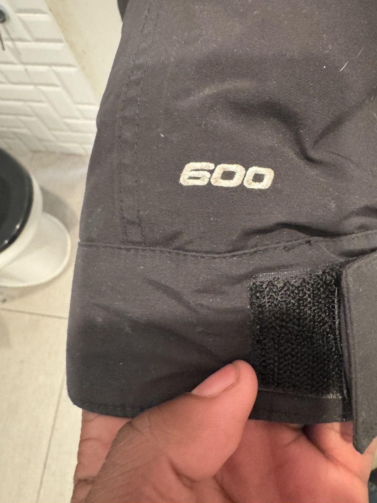 The north face 600 black coat
