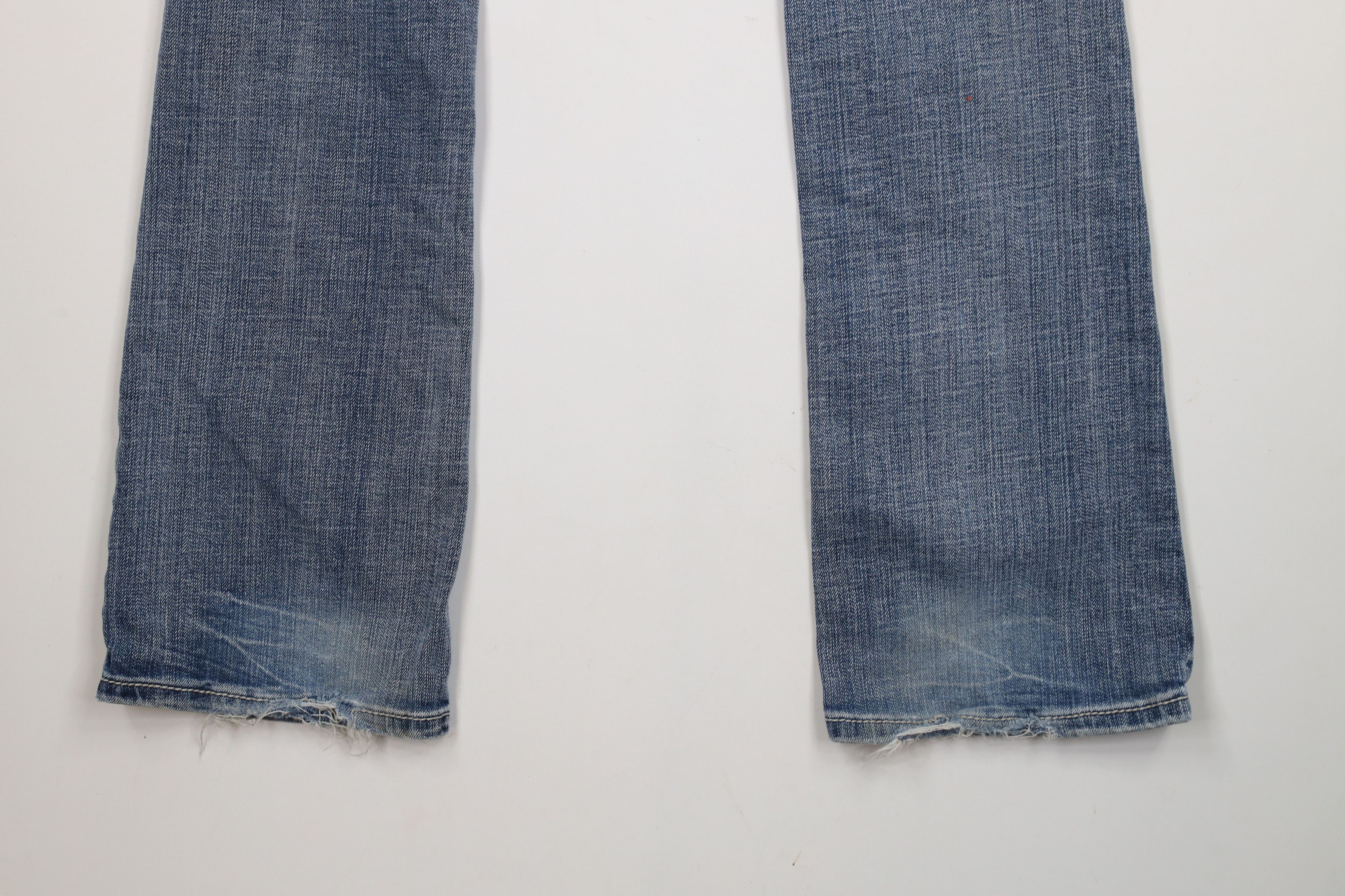 Miss Me × Vintage Miss Me Thick Stitch Flower Fleur de Lis Bootcut Jeans Size 29" - 14 Thumbnail