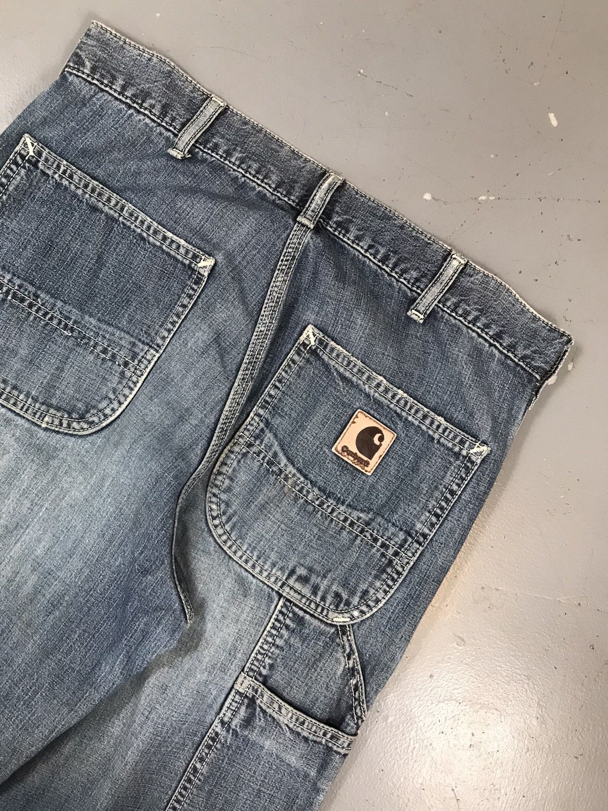Carhartt × Vintage Vintage Carhartt B73 DST carpenter denim Size US 30 / EU 46 - 11 Thumbnail