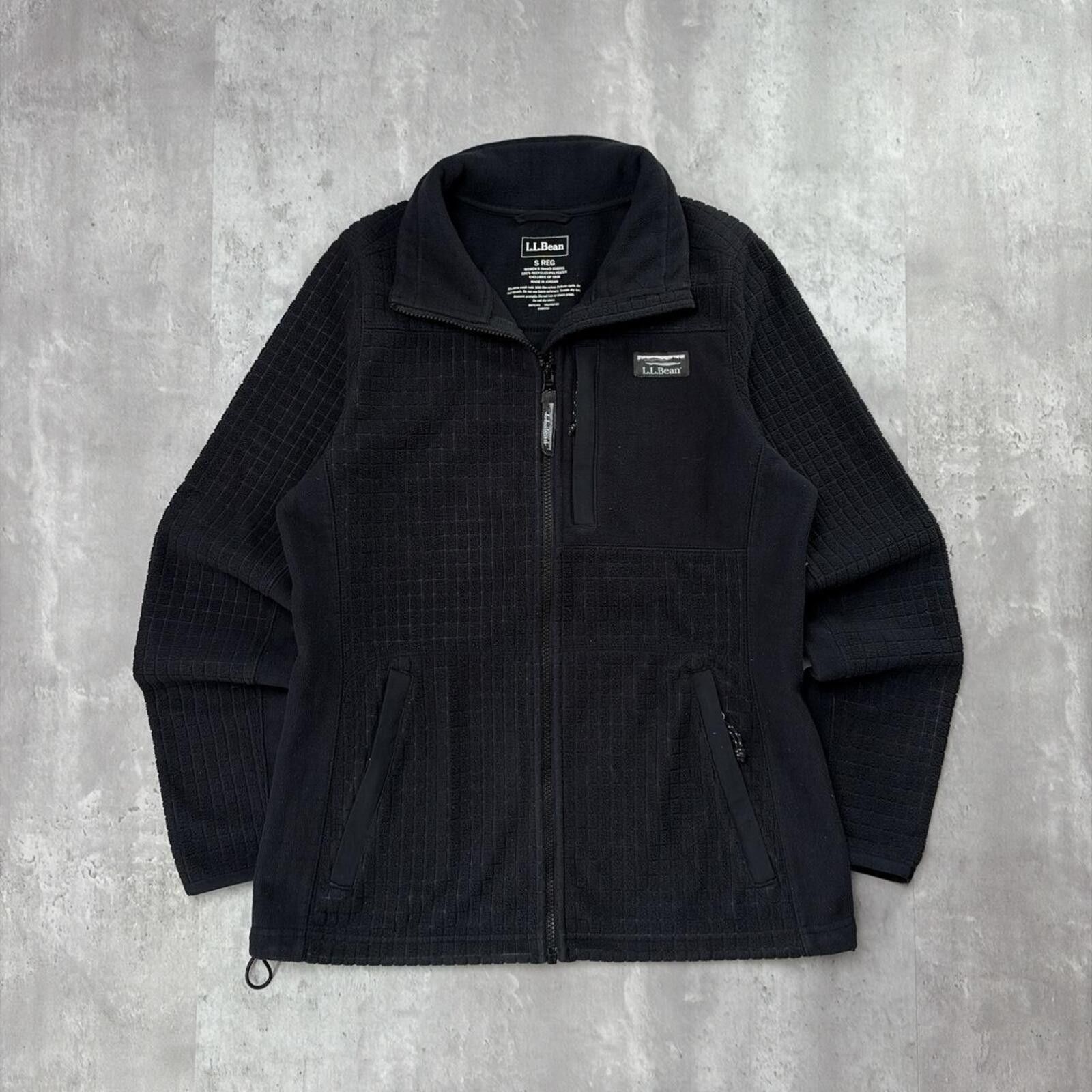 L.L. Bean Y2K Black L.L. Beans Grunge Fleece Outdoor Jacket Size S / US 4 / IT 40 - 1 Thumbnail