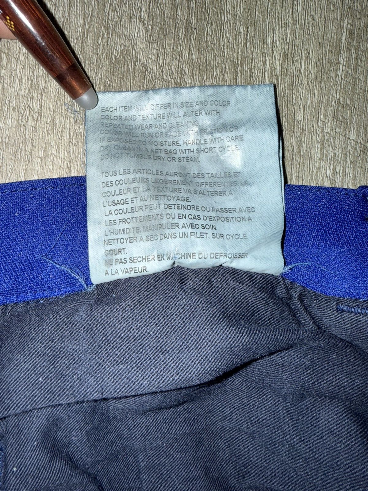 Comme des Garcons Blue Polyester CDG Jeans Size US 32 / EU 48 - 5 Thumbnail