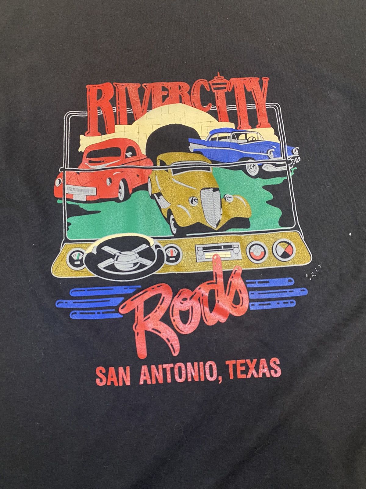 Jerzees × Vintage 00s’ RiverCity Rods “San Antonio, TX” Tee Size US XXL / EU 58 / 5 - 5 Thumbnail